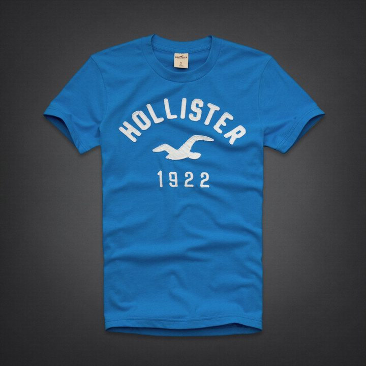 T-shirt Hollister Homme Bleu